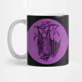 Halloween Bat, Omens, Signs, and Fortunes - Purple and Black Style Mug